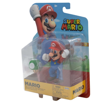 World of Nintendo Minifiguren Super Mario (Wave 40) Mario with 1 up Mushroom